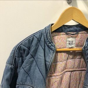 Gap Quilted jean jacket